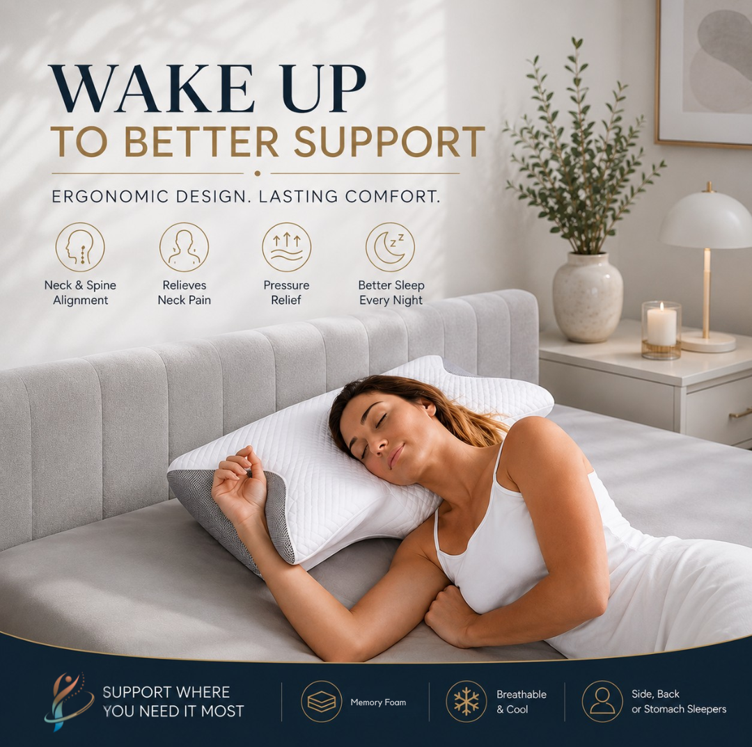 Ergonomic Cervical Support Pillow